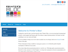Tablet Screenshot of printersbloc.com